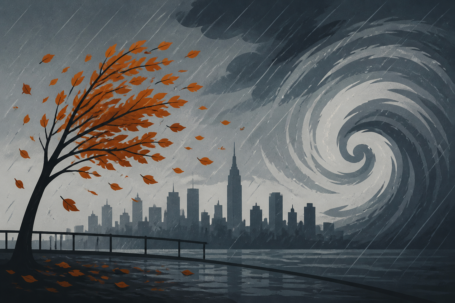 NYC weather: First fall nor'easter could bring days of rain, 50 mph wind gusts