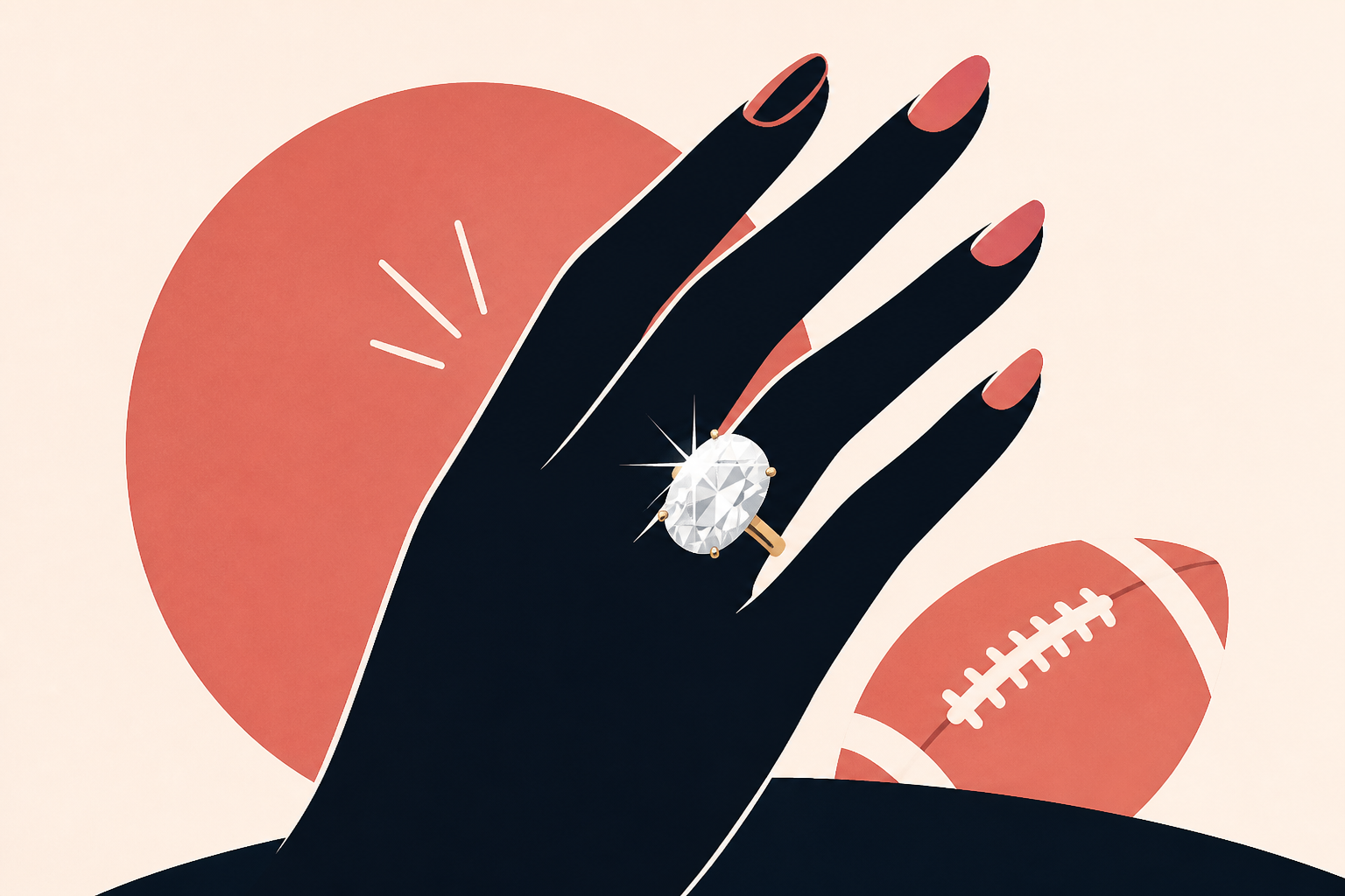 Taylor Swift puts her blinding wedding ring on full display to support new husband Travis Kelce