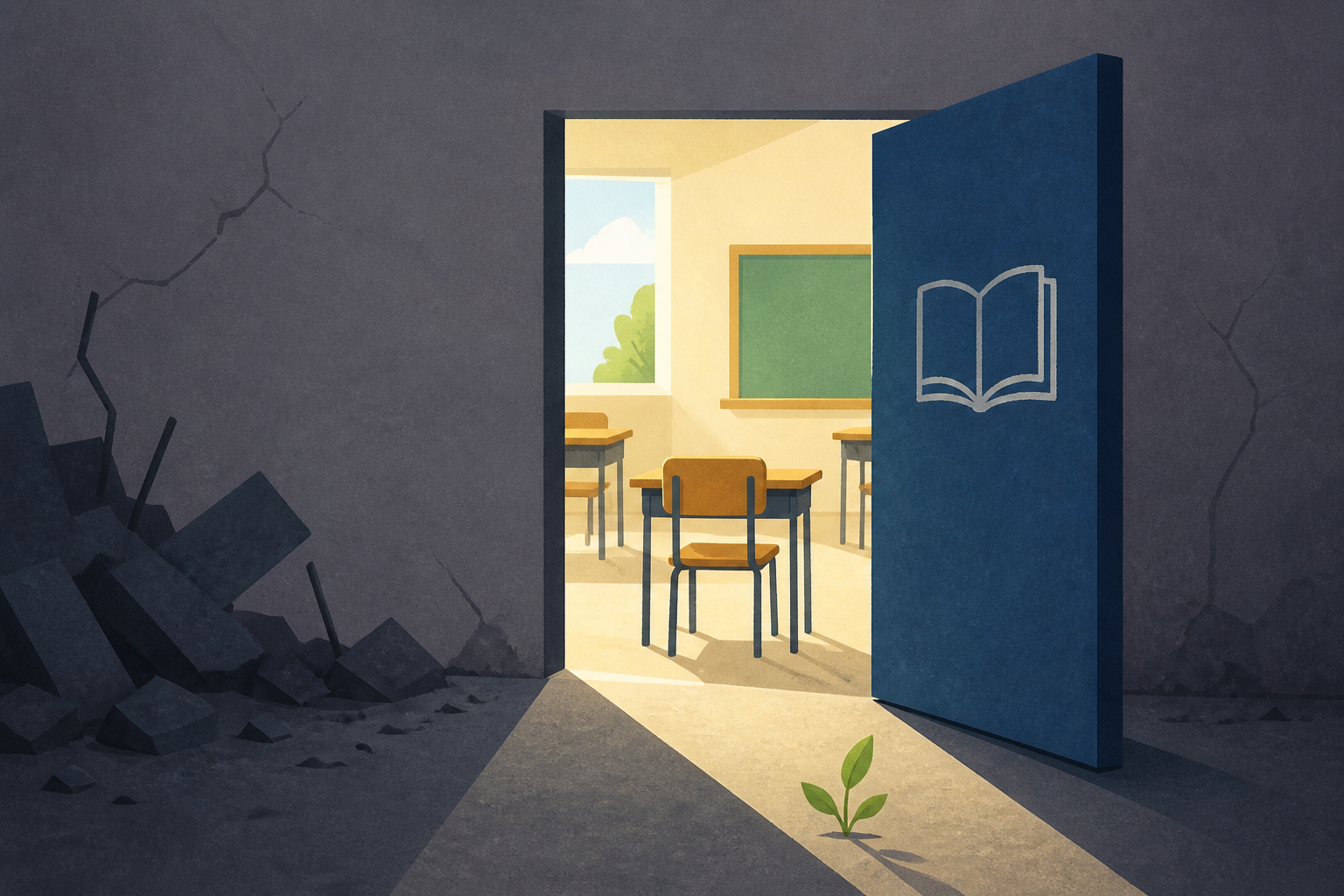 Gaza students return to in-person schooling for first time in three years