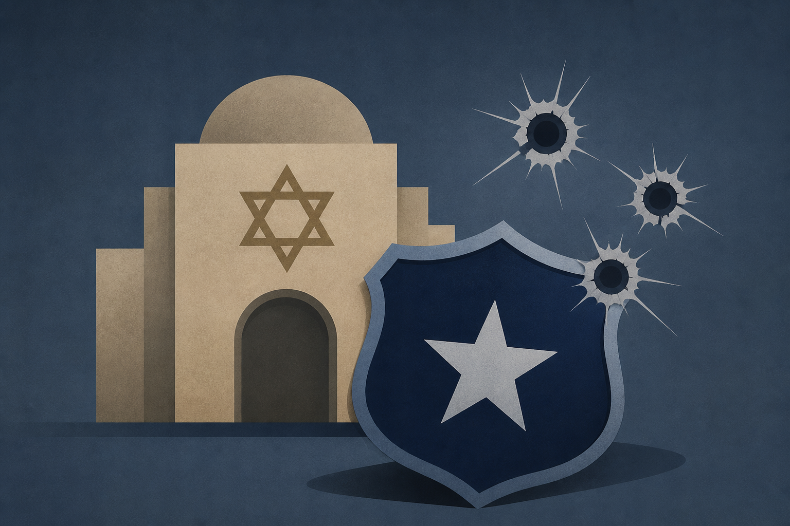 Up to 30 shots fired after man opened fire on officer outside Ontario synagogue