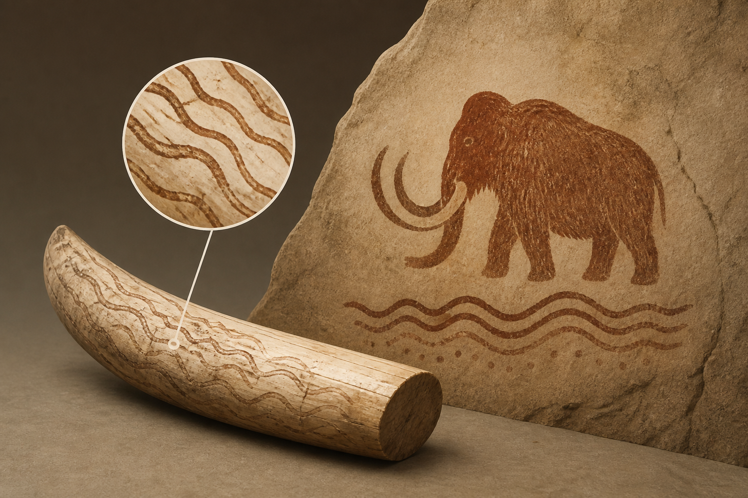 Cavemen Used Mammoth Tusk Patterns to Create Unique Art, Reveals New Research