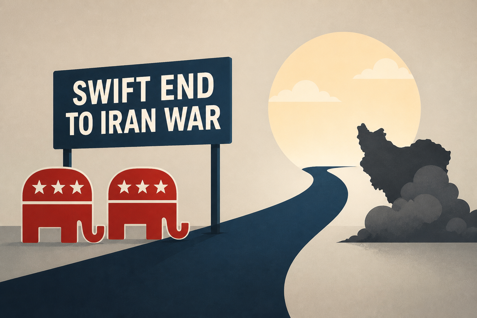 Two Republican Senate candidates call for swift end to Iran war, diverging from Trump