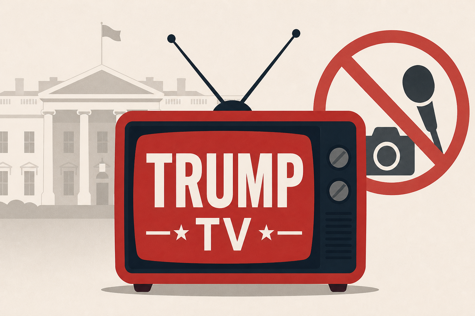 White House launching 'Trump TV' amid media ban dispute. What is it?