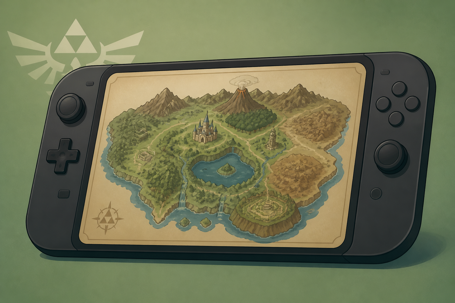 Nintendo Shares First Look At Zelda: Ocarina Of Time Switch 2 World Map