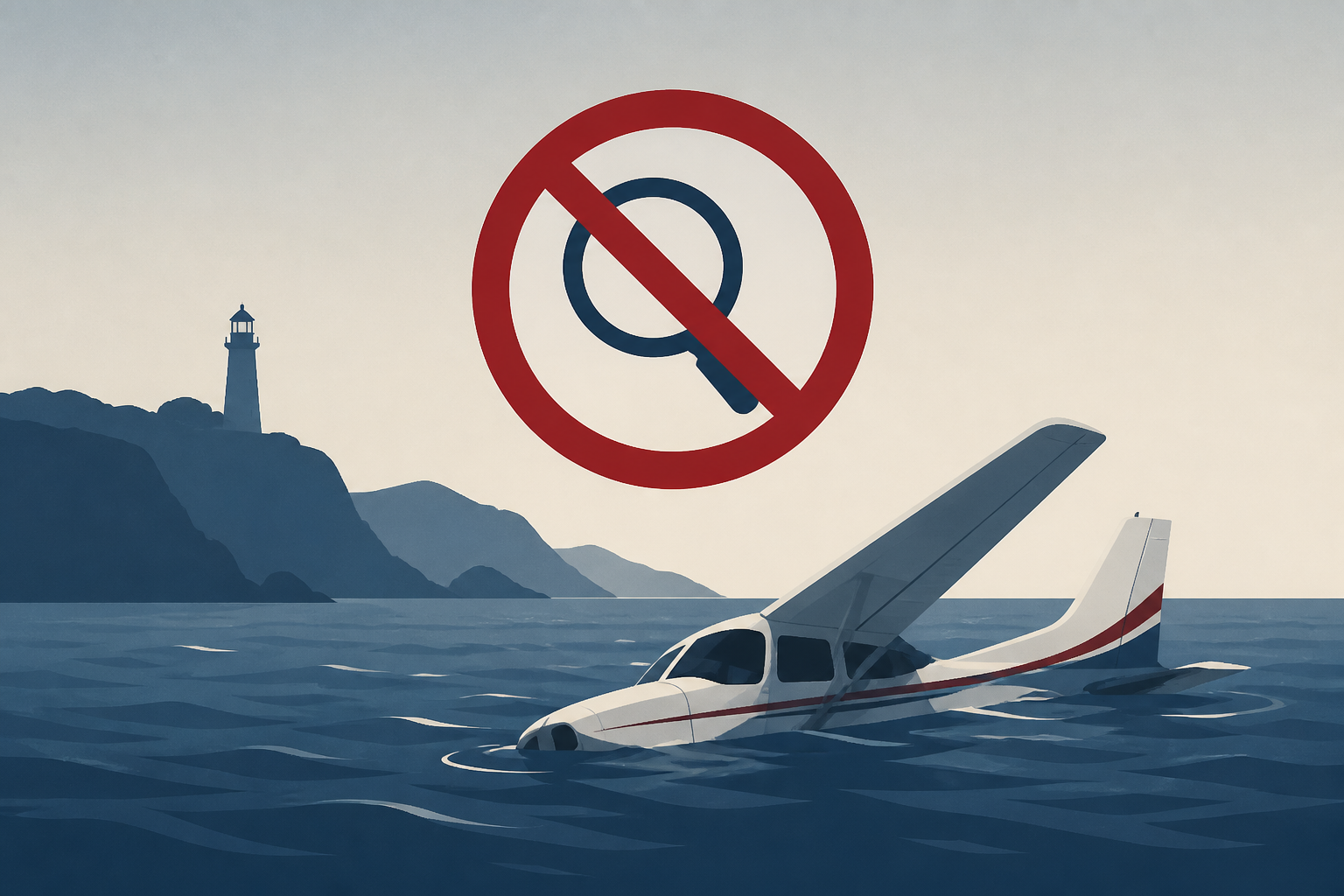Search for missing pilot suspended following small plane crash off Newport coast