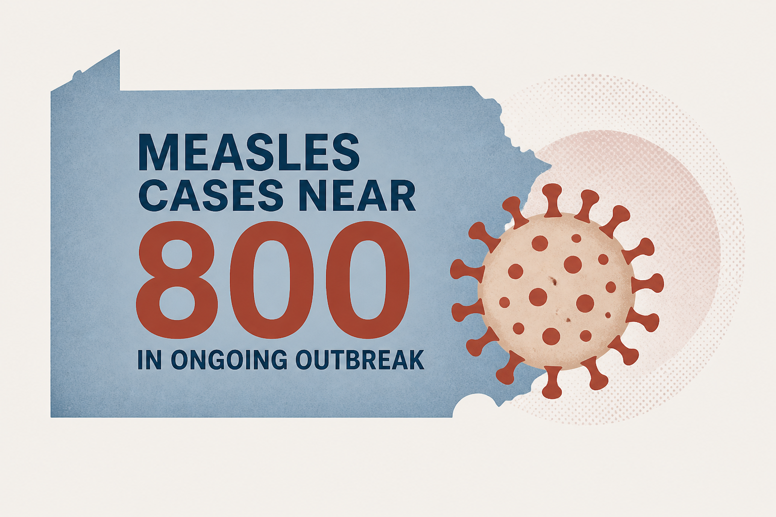 Pennsylvania measles cases near 800 in ongoing outbreak