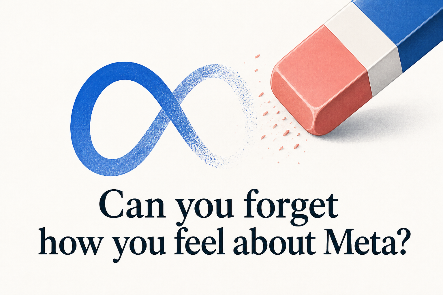 Can you forget how you feel about Meta?