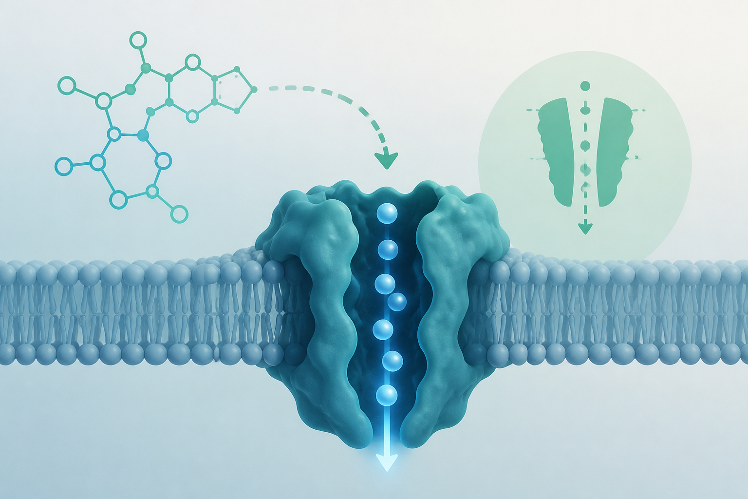 De novo design of semisynthetic conduction pores
