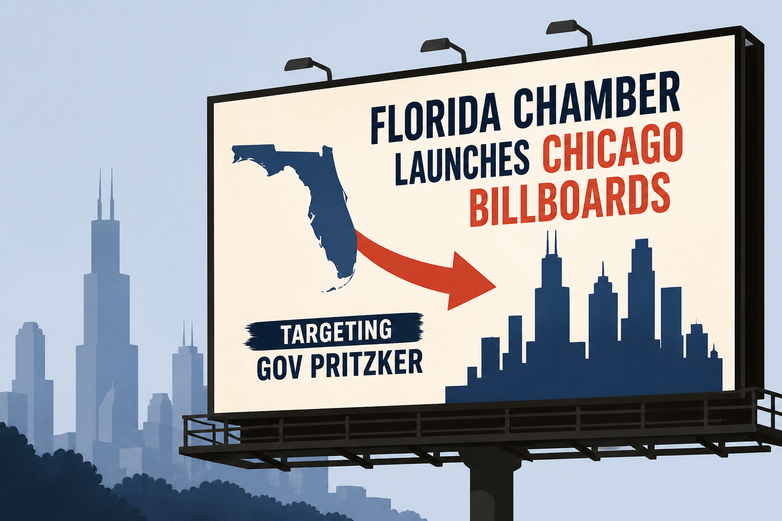 Florida Chamber launches Chicago billboards targeting Gov Pritzker