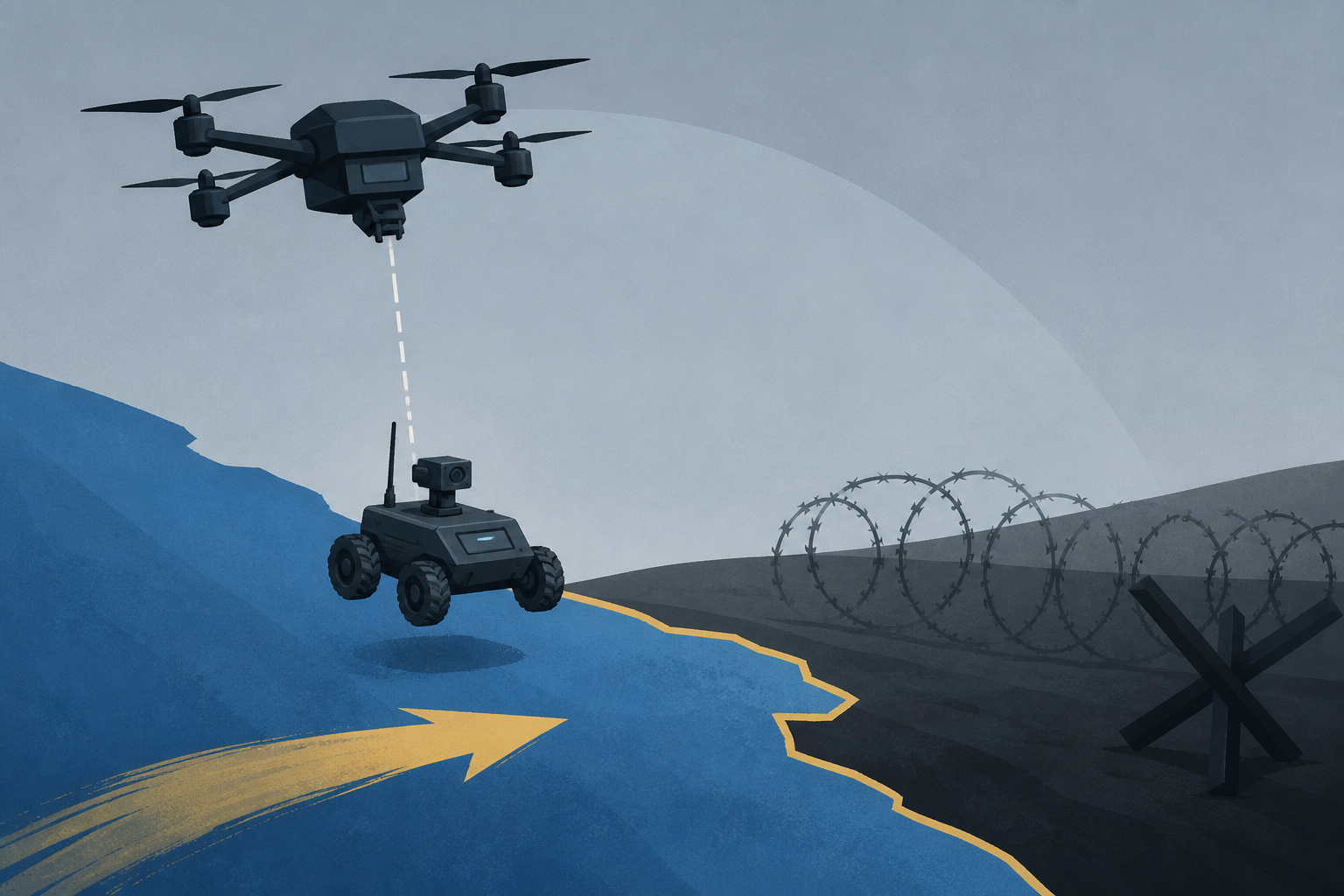Drones Drop Robots Behind Russian Lines in Ukraine to Retake Territory