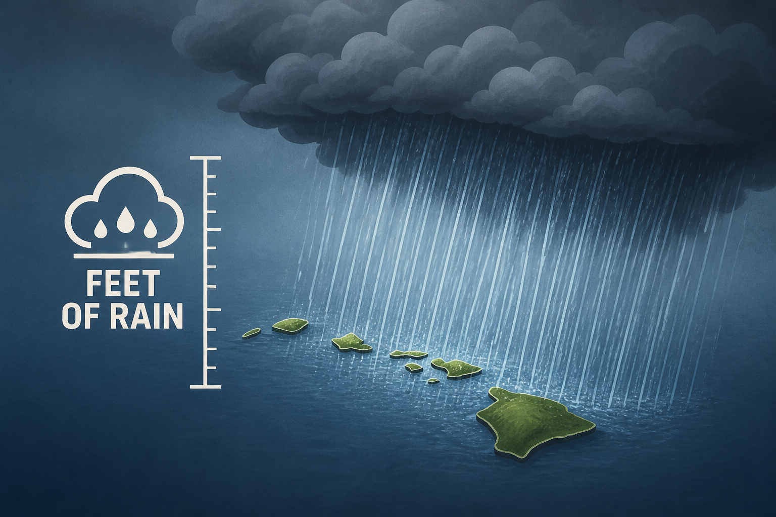 Hawaii could get ‘feet’ of rain from new storm system