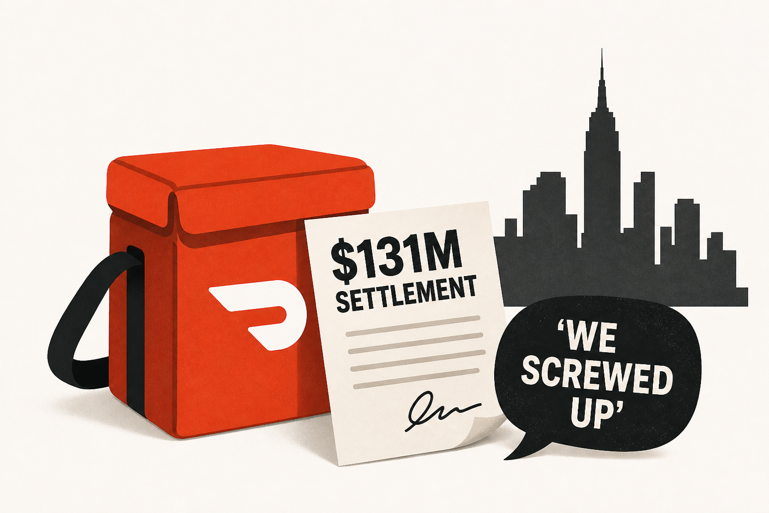 DoorDash reaches $131M deal with NYC for underpaying delivery workers: 'We screwed up'