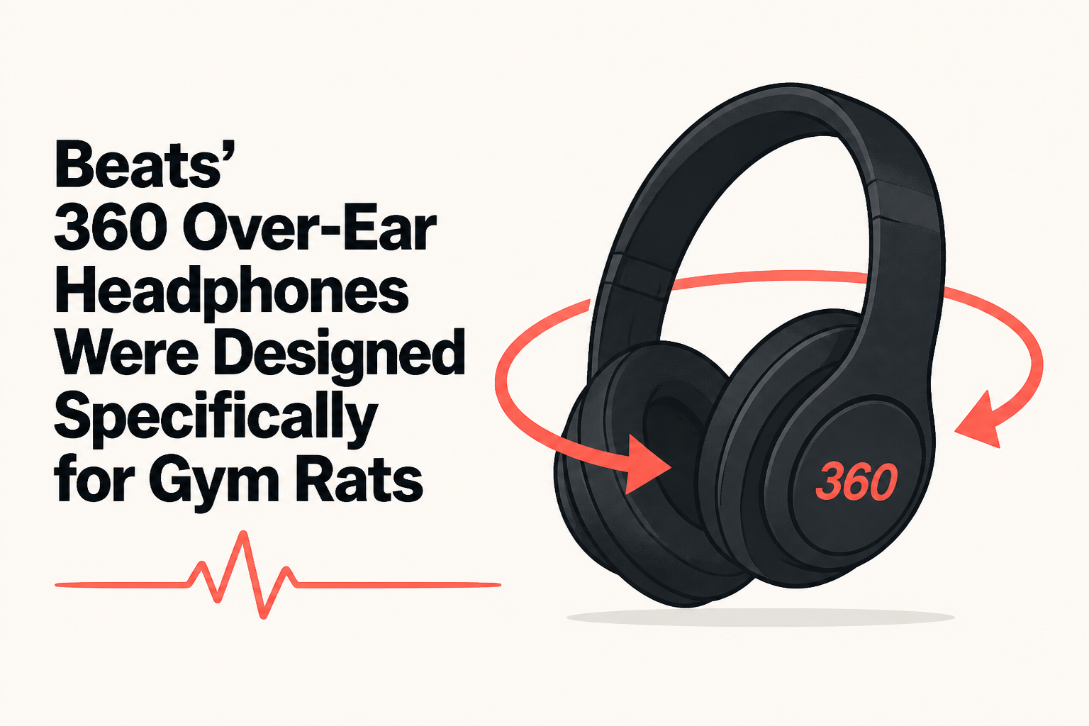 Beats' 360 Over-Ear Headphones Were Designed Specifically for Gym Rats