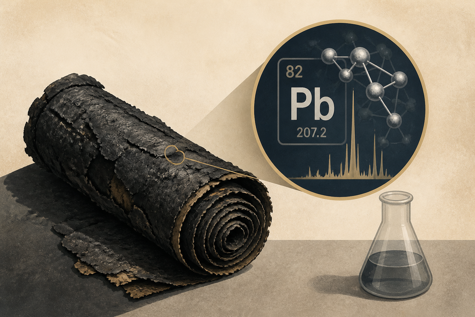 How lead could be a clue to deciphering the Herculaneum scrolls