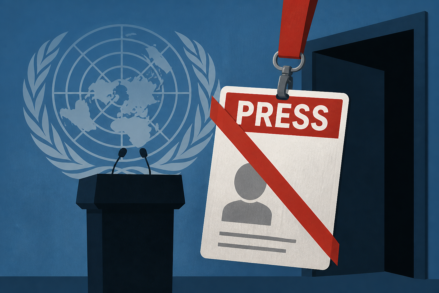 Trump snaps at CNN at UN as White House media ban continues