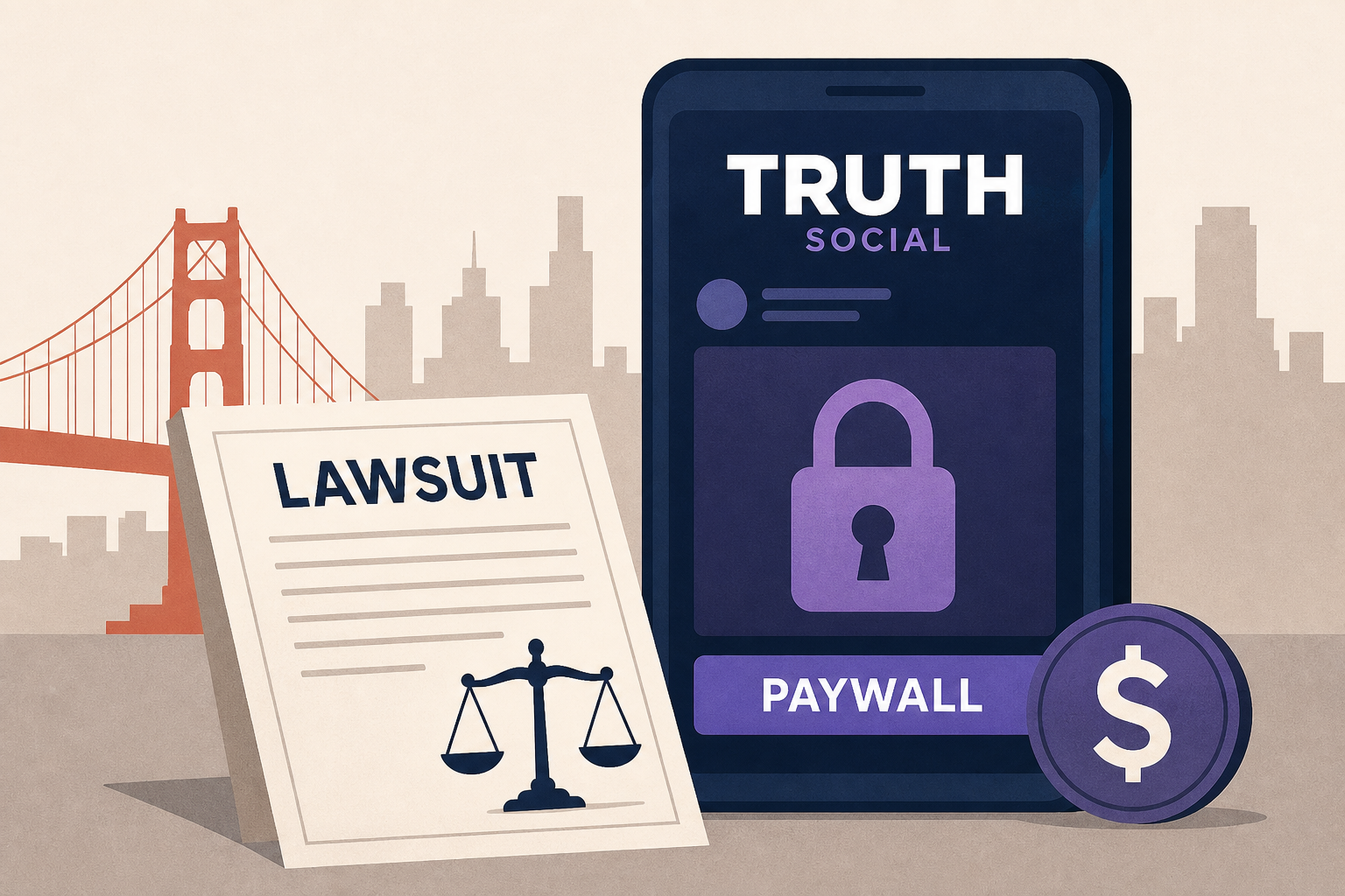 San Francisco Sues Trump’s Truth Social Over Paywalled Posts (1)