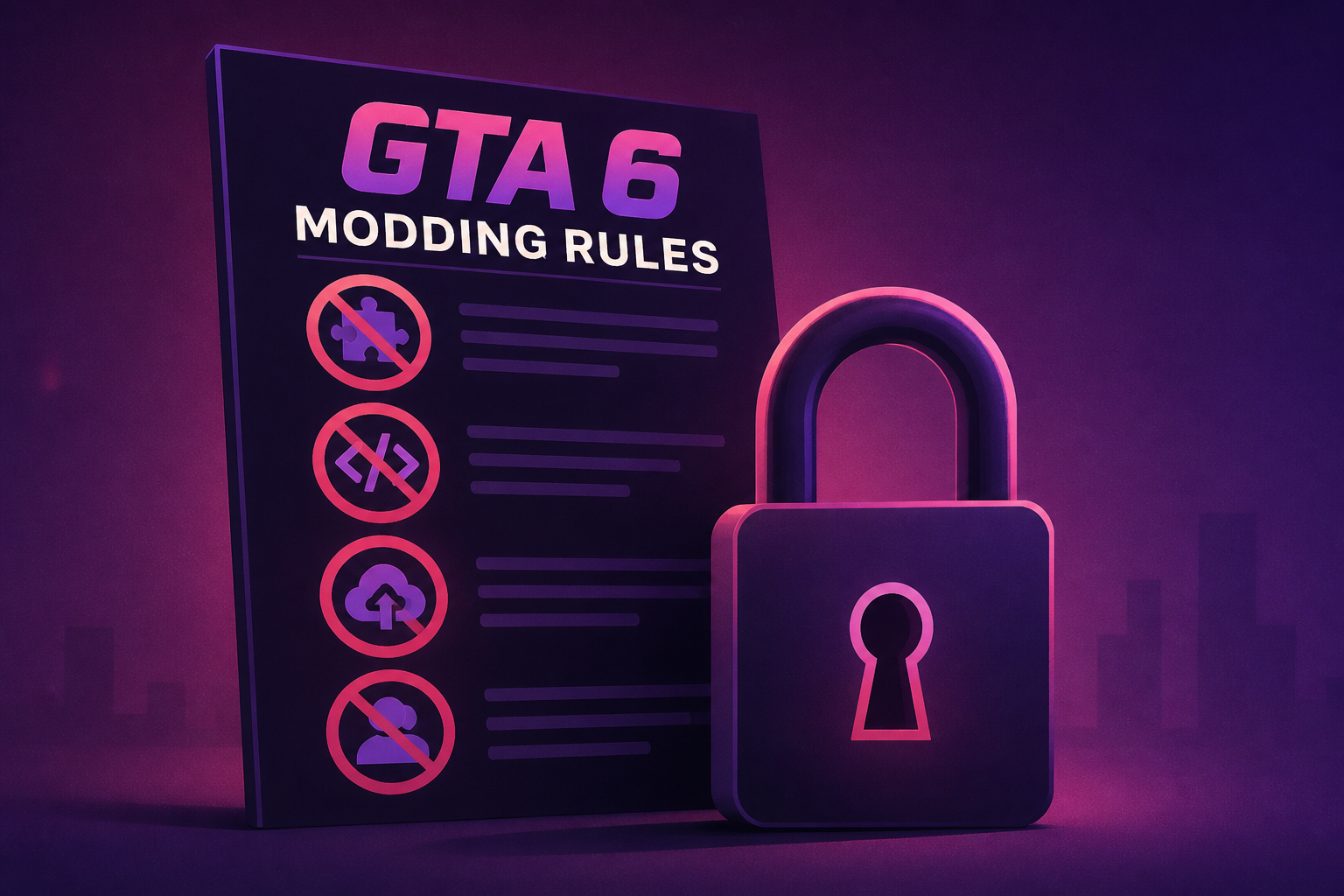 GTA 6 launches 'no fun' modding rules with four major restrictions set in stone