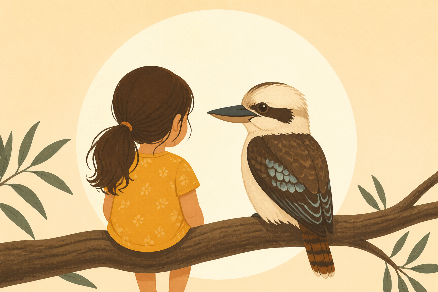 Little Girl Makes Friends With a Kookaburra, and We're Totally Jealous