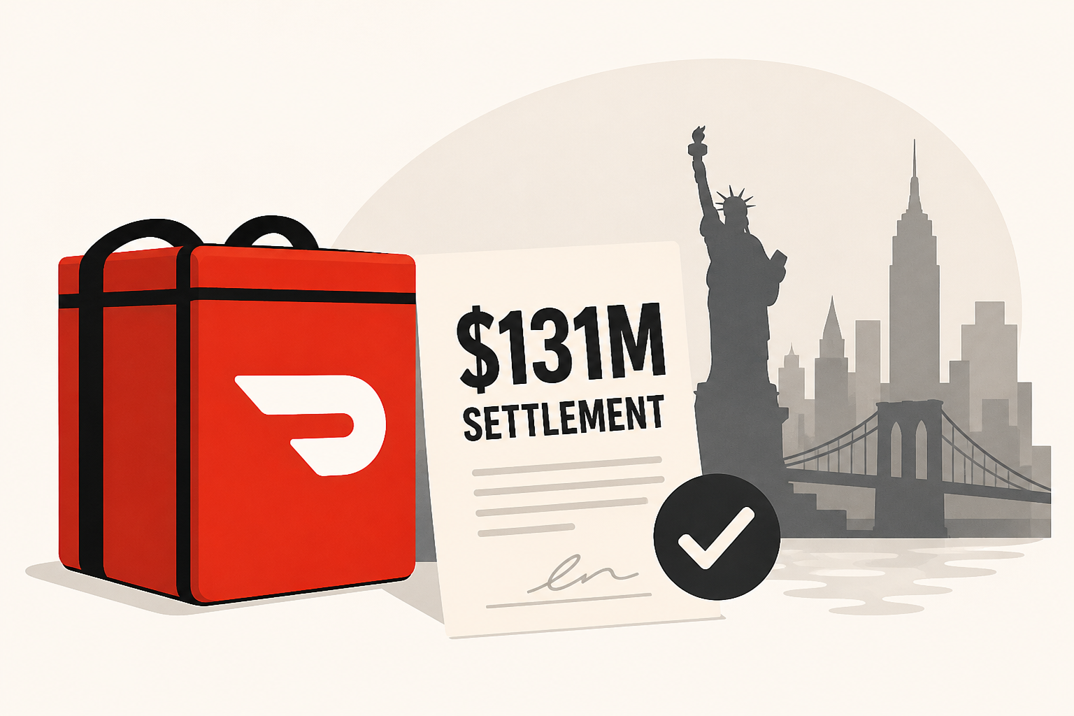 DoorDash settles with NYC for $131M over underpaid delivery workers
