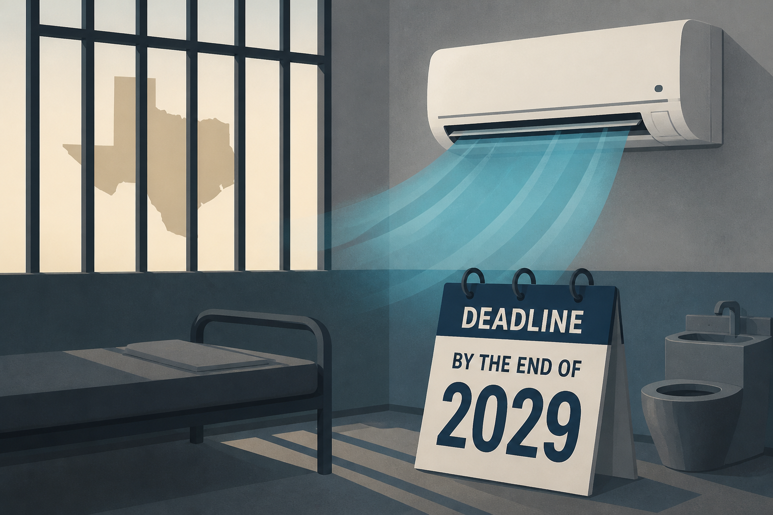 Texas ordered to air condition all prisons by the end of 2029