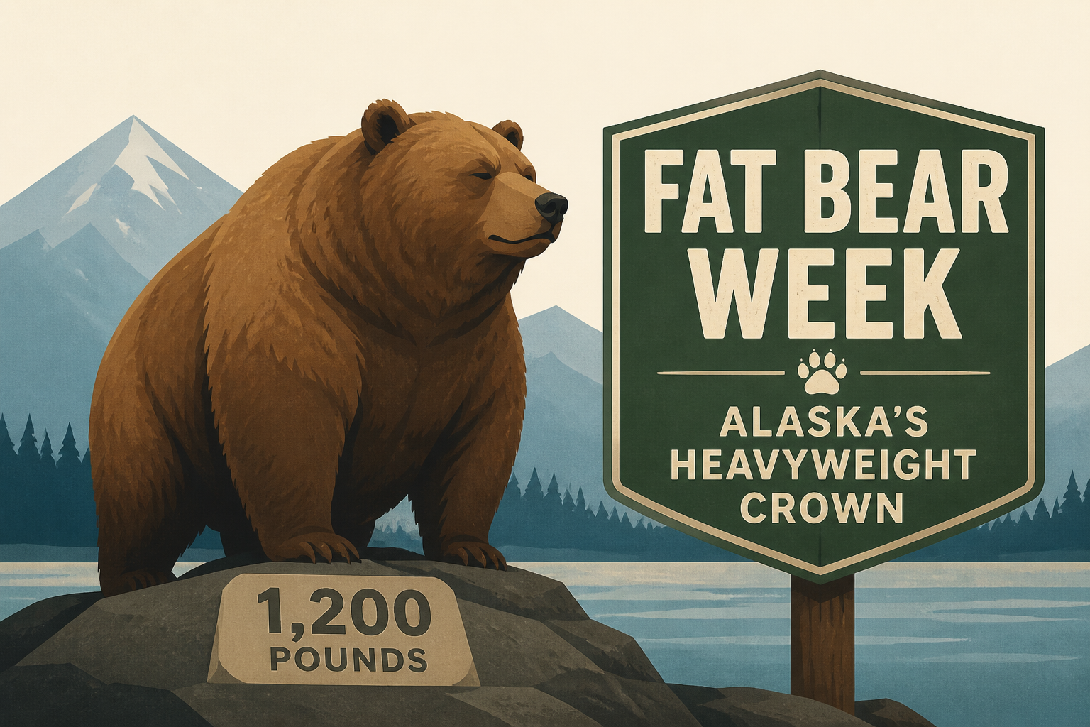 Fat Bear Week opens for Alaska’s heavyweight crown. Can Chunk, the 1,200-pound champ, win again?