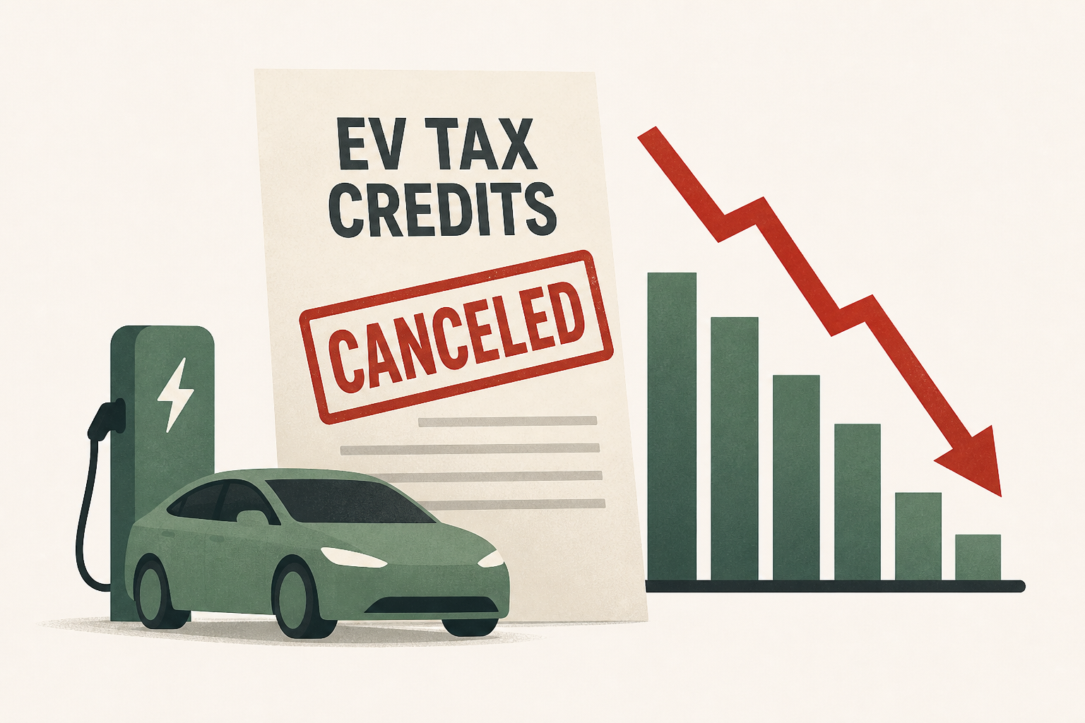 What has happened since Trump killed US EV tax credits?