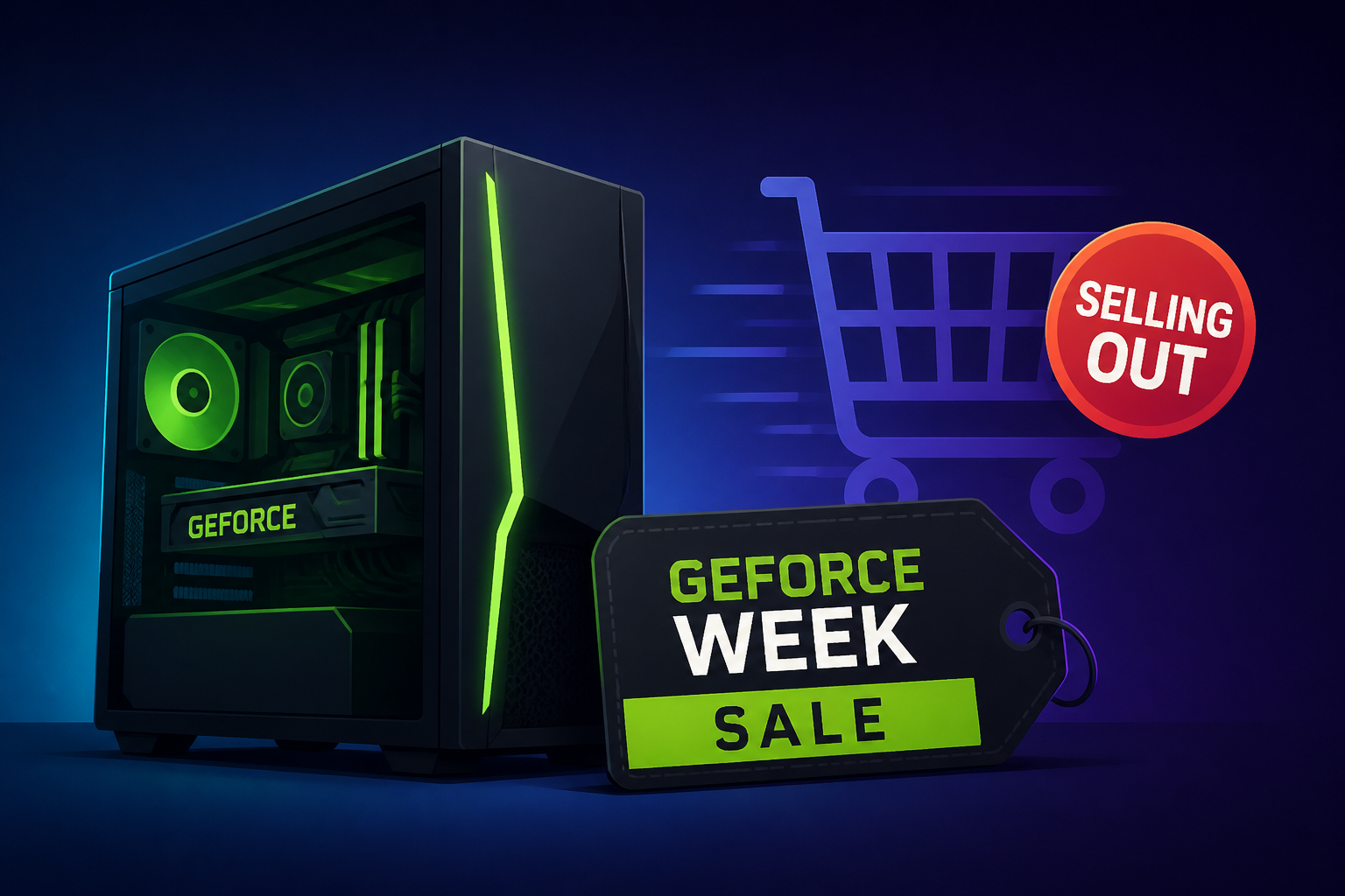 The Walmart GeForce Week Sale Has Black Friday Worthy Gaming PC Deals, But They're Selling Out