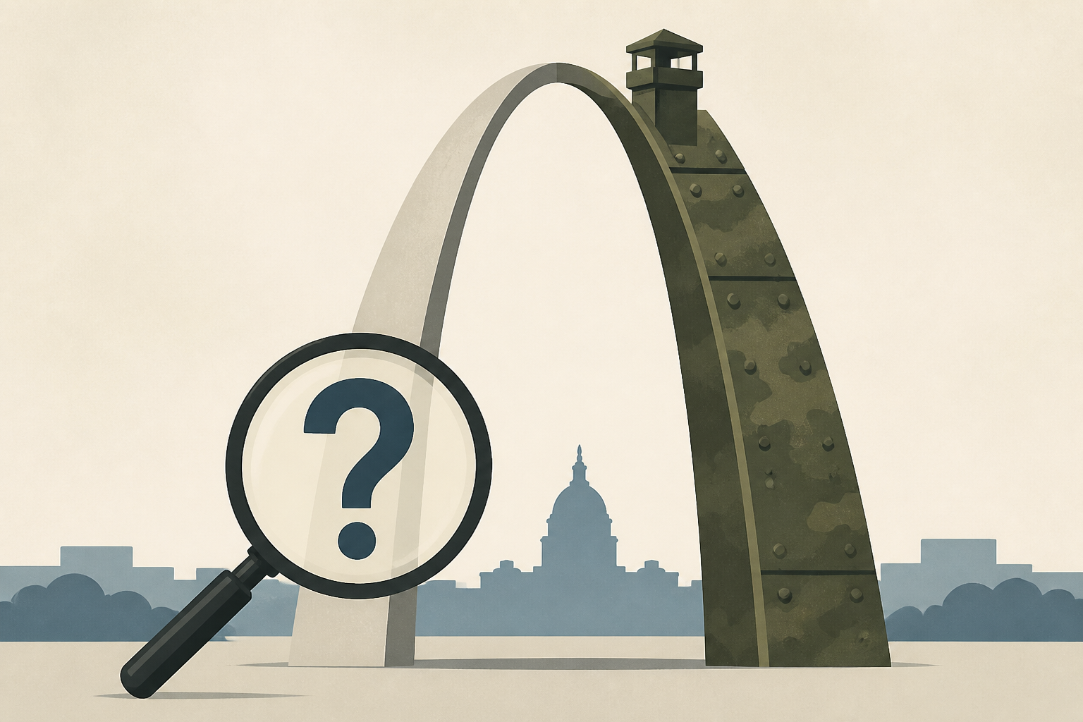 Trump's D.C. arch as military complex? Experts are skeptical : NPR