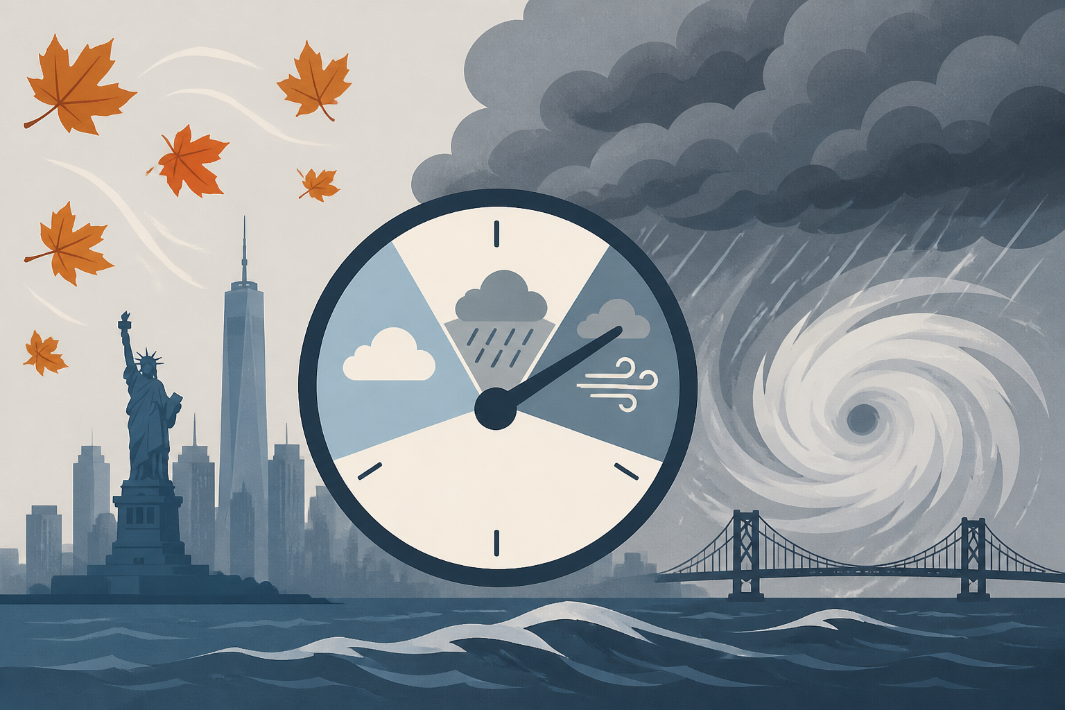 NYC, NJ weather: Forecast timeline, what to expect as fall nor'easter develops