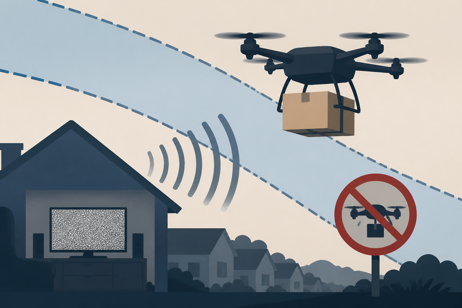 Amazon Drones Are Loud Enough to Hear Over Your TV: Why Suburbs Are Fighting Amazon’s Air-Corridor Expansion