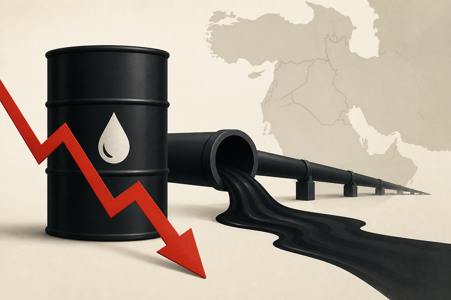 Oil prices settle lower as crude flows from Middle East improve