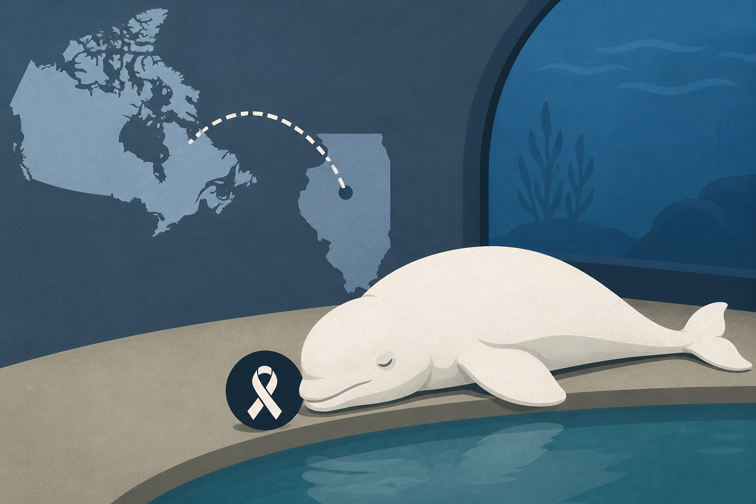 Another beluga whale dies at Chicago aquarium after rescue mission from Canada park