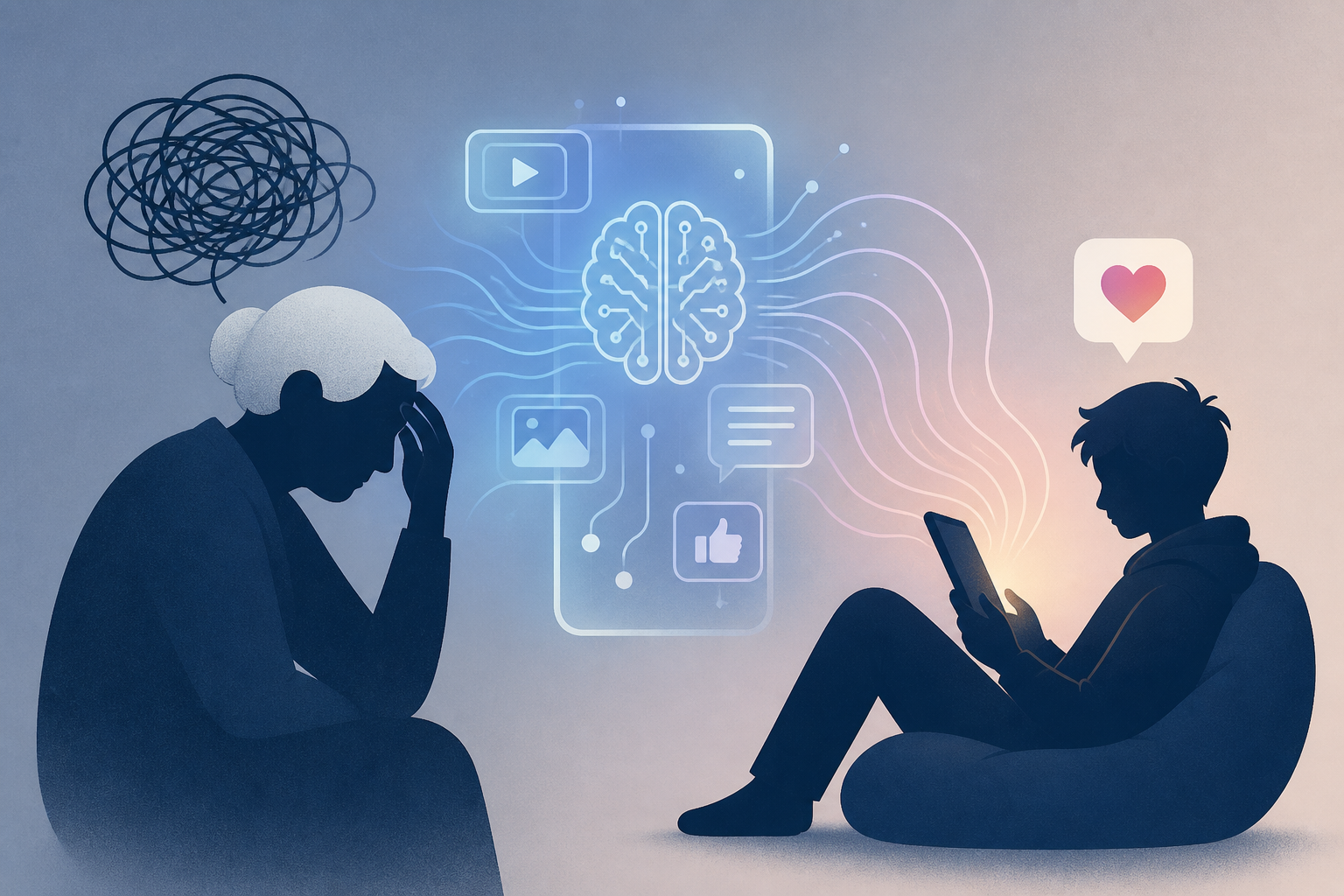 Seniors struggling worse than teens with screens, AI and algorithms