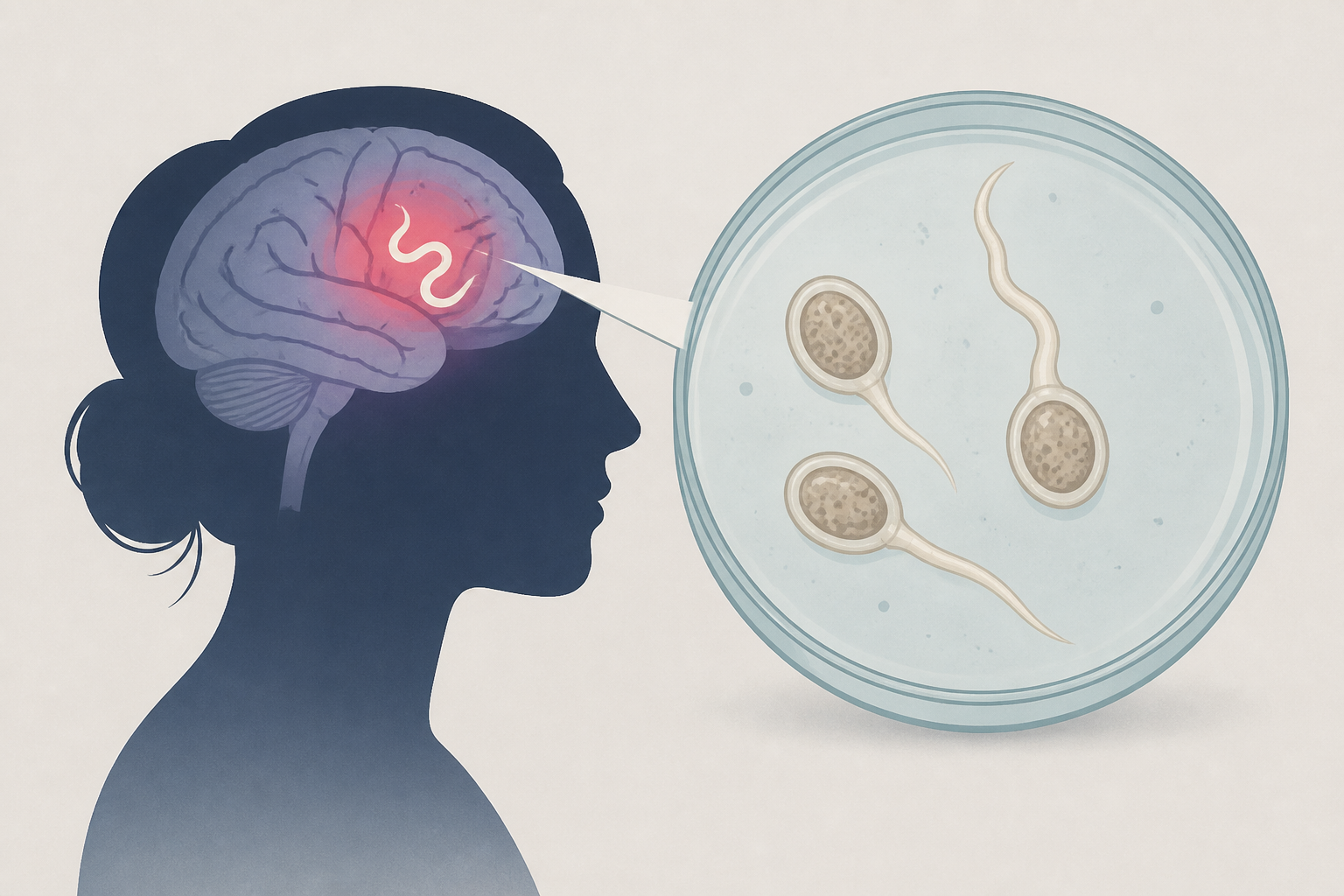 Woman's brain worm infection confirmed after eggs grow tails in lab test
