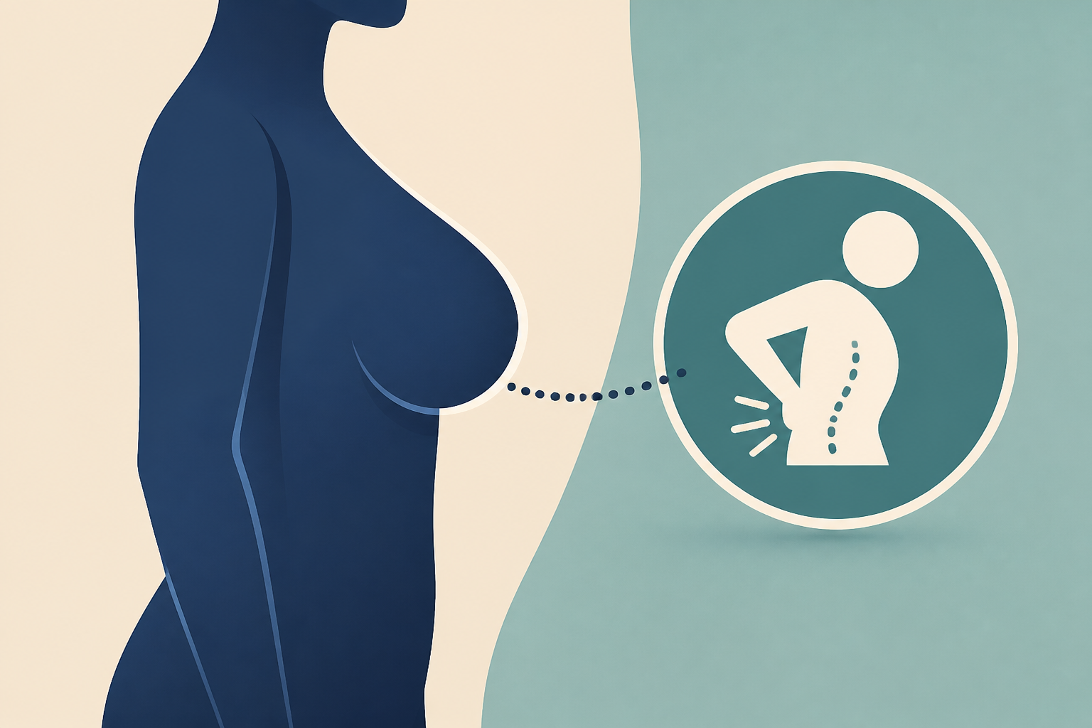 Having disproportionately big boobs linked to surprising health issue