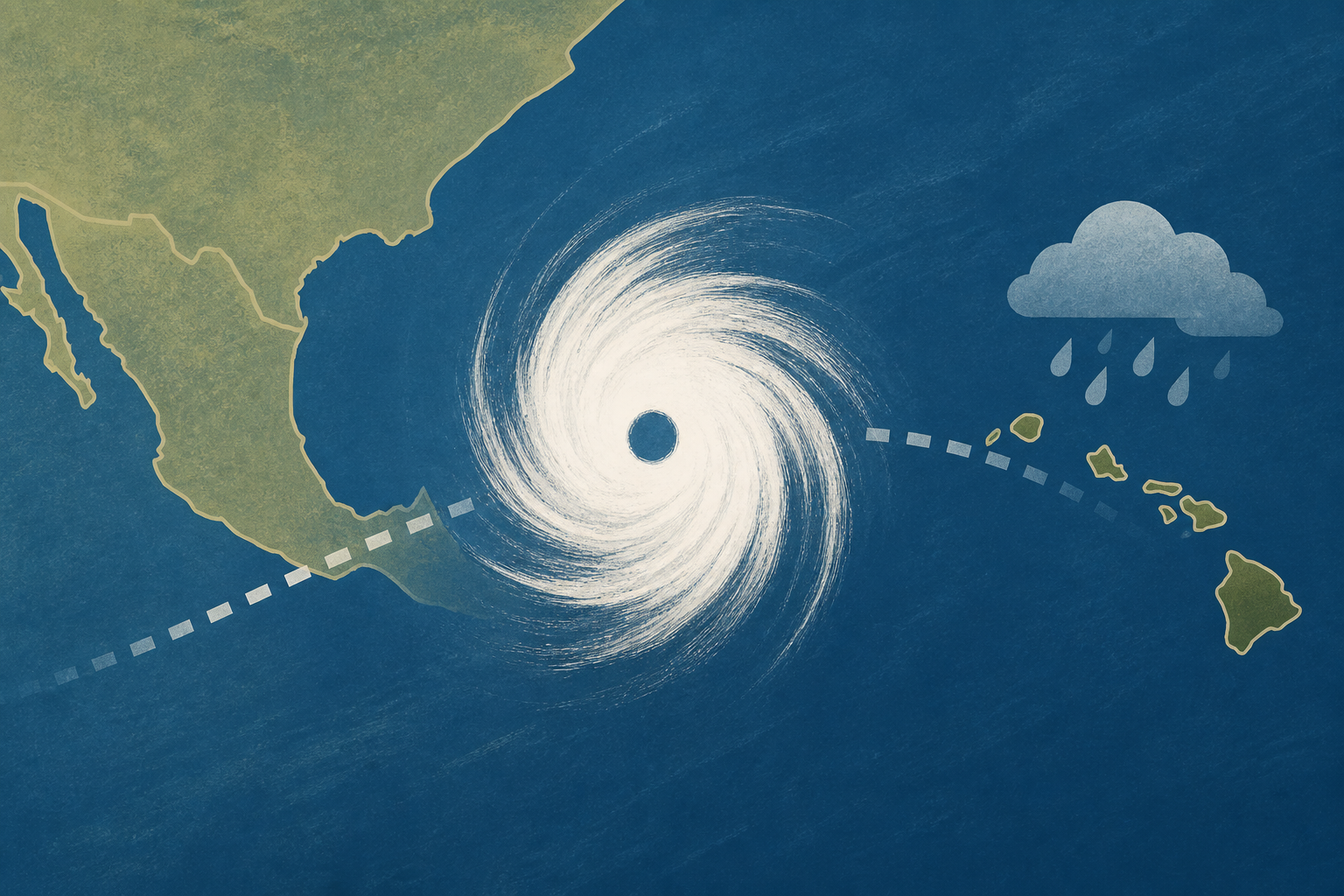 Hurricane Polo nears Mexico as Hawaii braces for possible storm