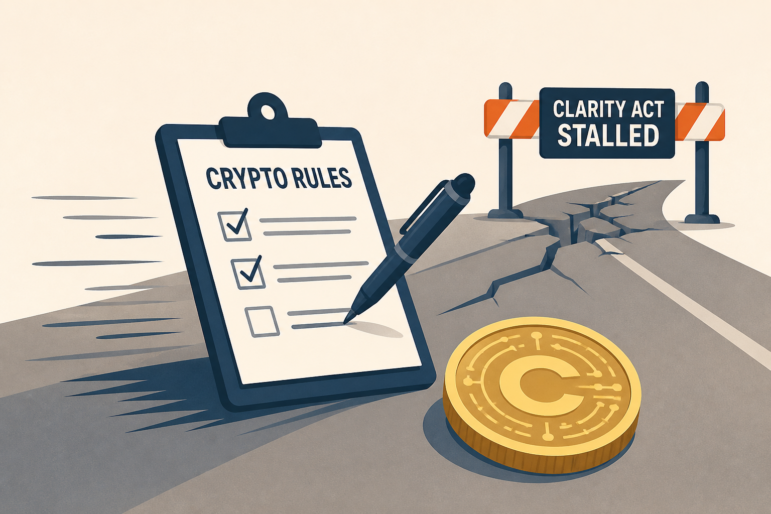 U.S. regulators rush to write crypto rules after Clarity Act stalls