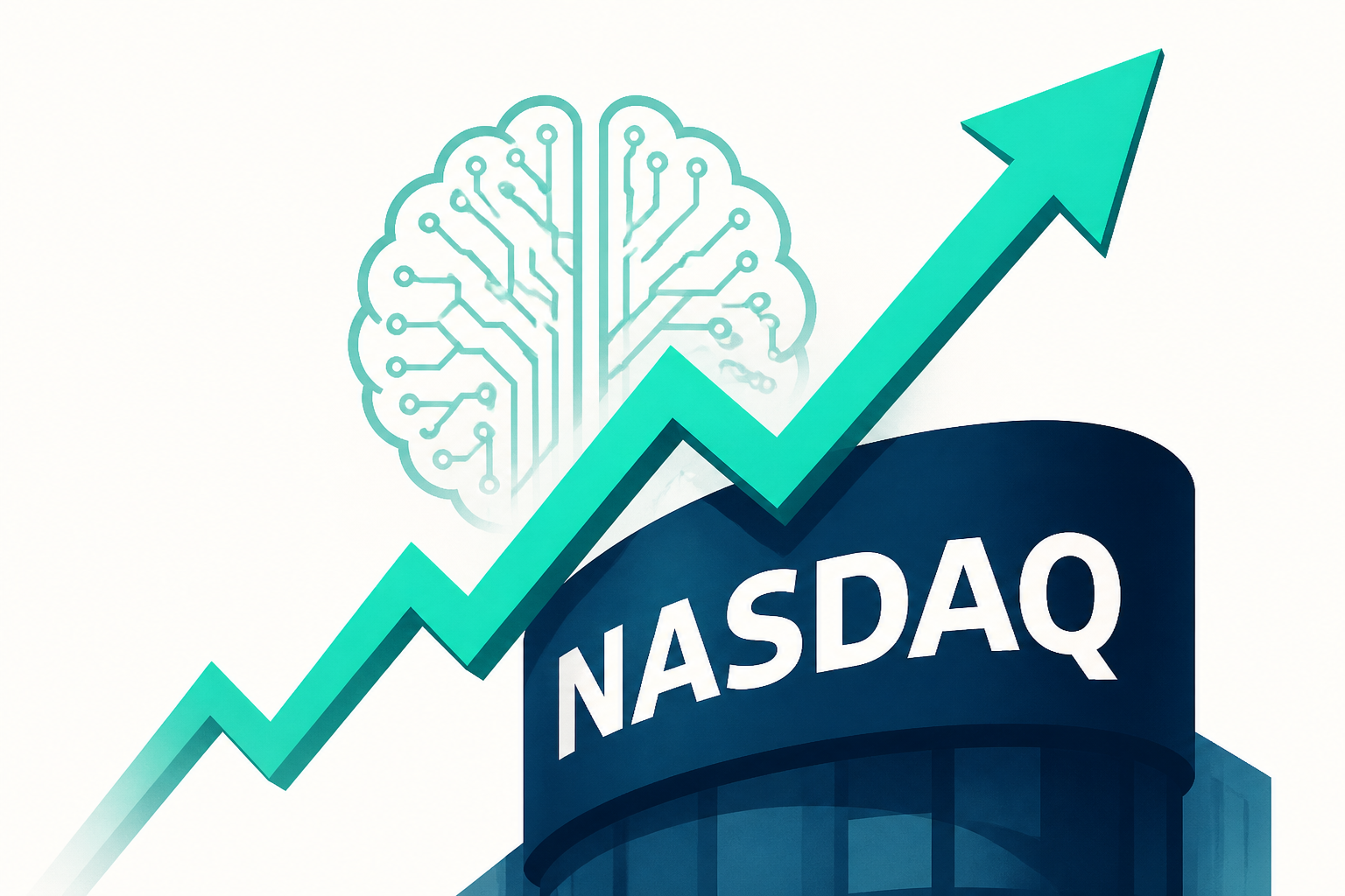 Wall Street’s Nasdaq hits all-time high as AI frenzy gathers pace