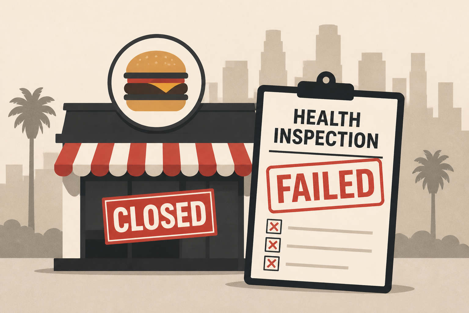 Popular LA burger joint shut down after failed health inspection