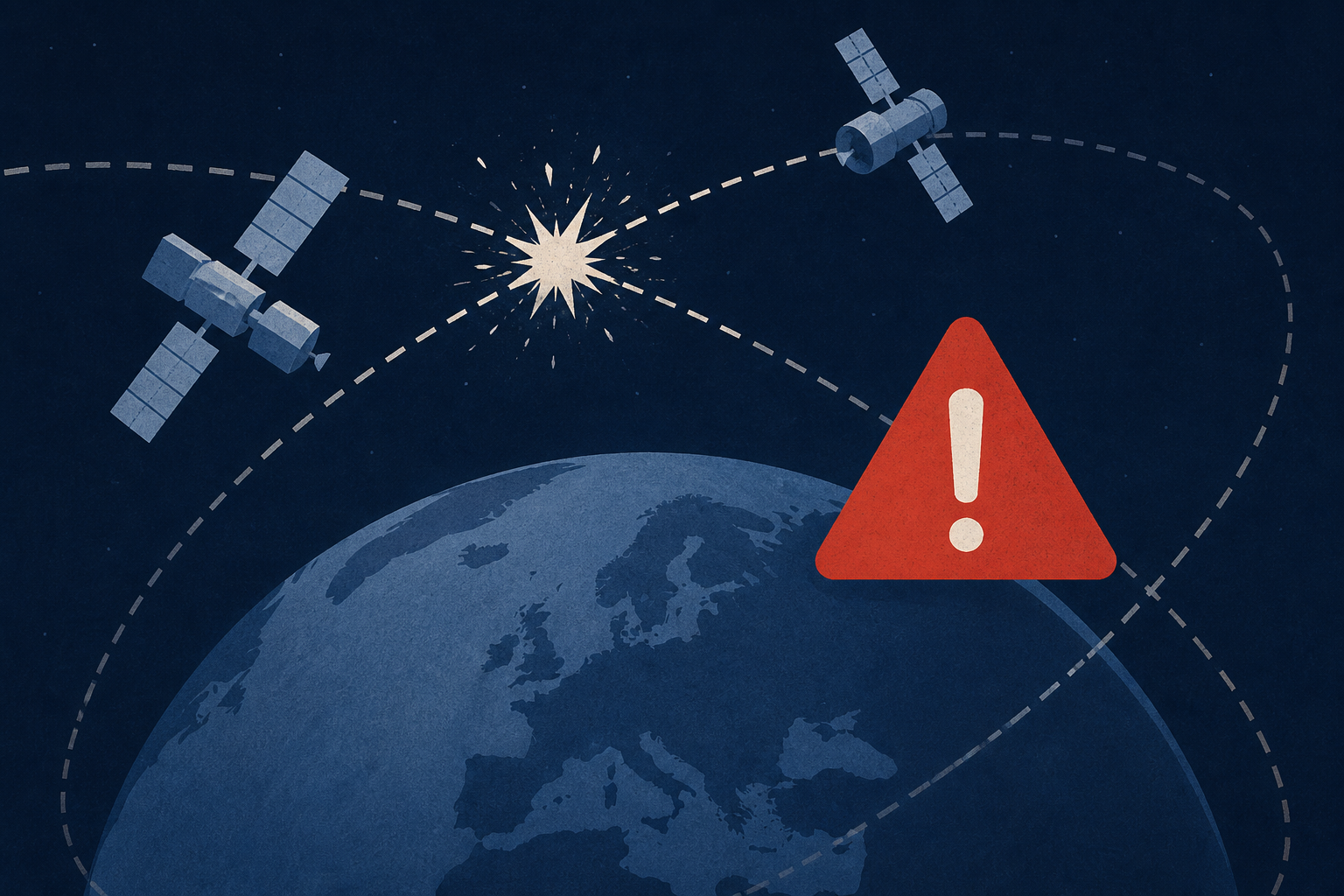 A new report from Europe raises serious alarms about orbital collisions
