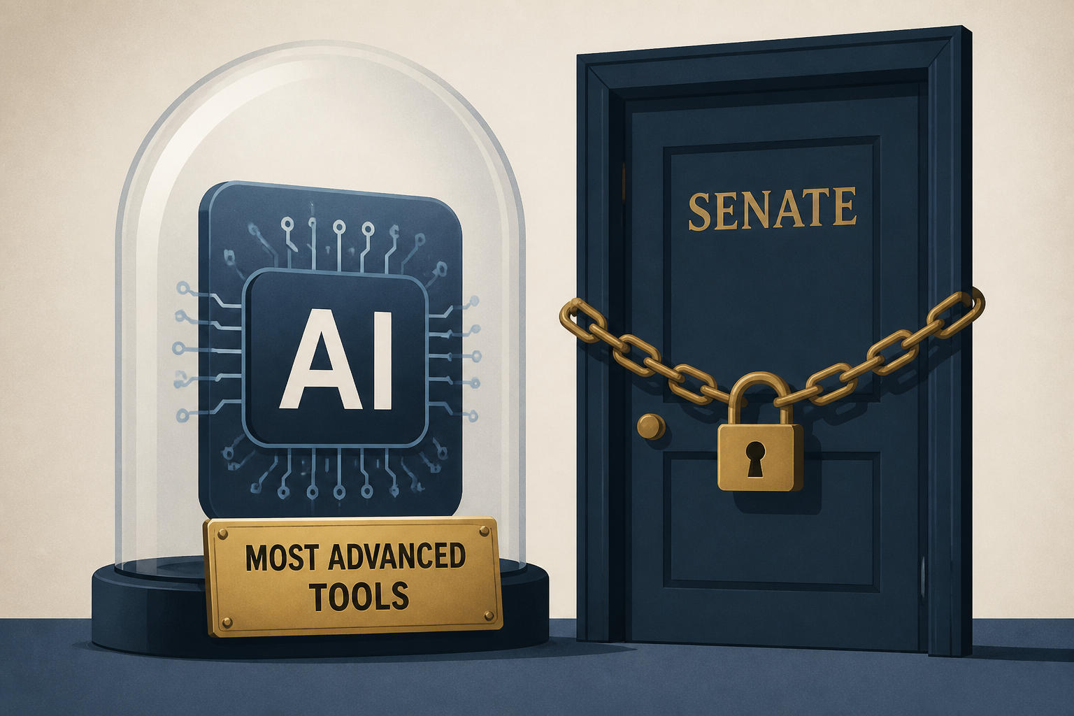 Senate lawmakers are shut off from AI's most advanced tools : NPR