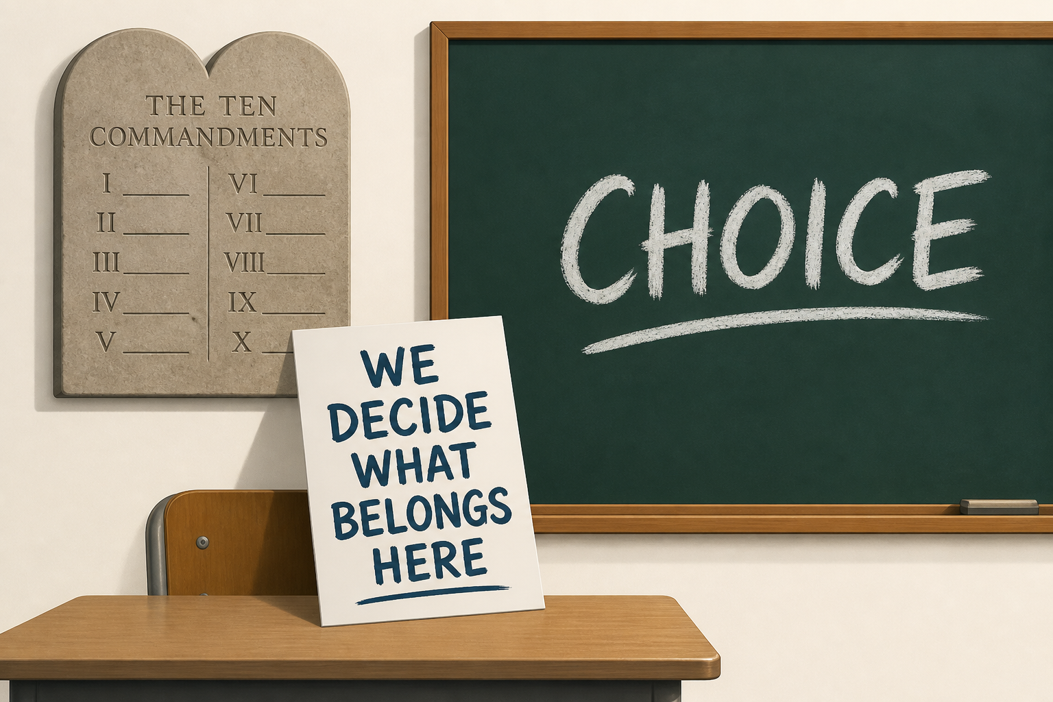 Not set in stone: teachers are defying mandates to display the Ten Commandments in classrooms