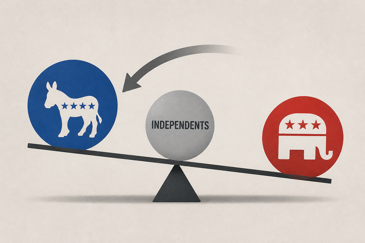 Democrats hold midterm lead with independents breaking sharply against Trump
