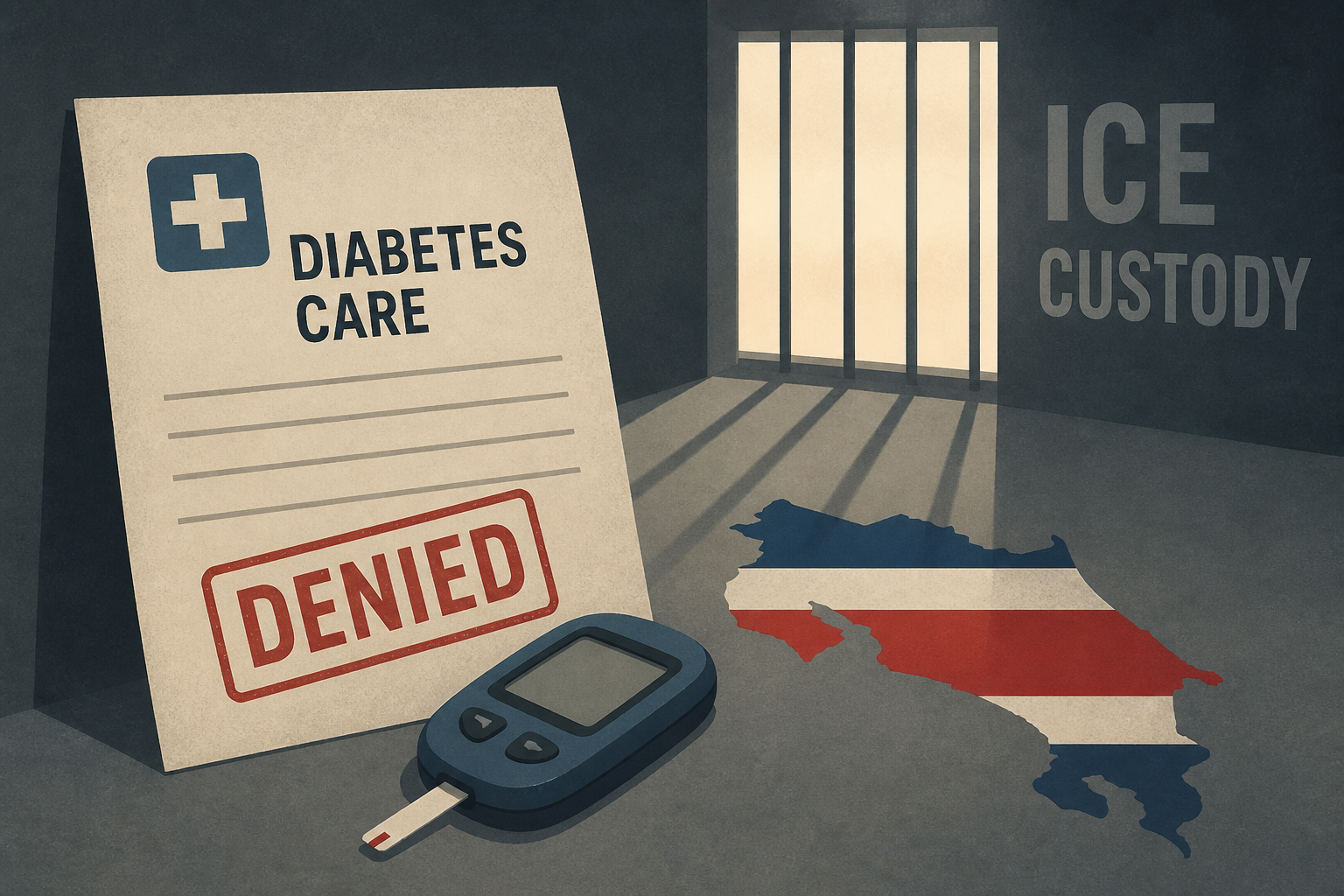 Costa Rican man complained of lack of care for diabetes before his death in ICE custody, family says