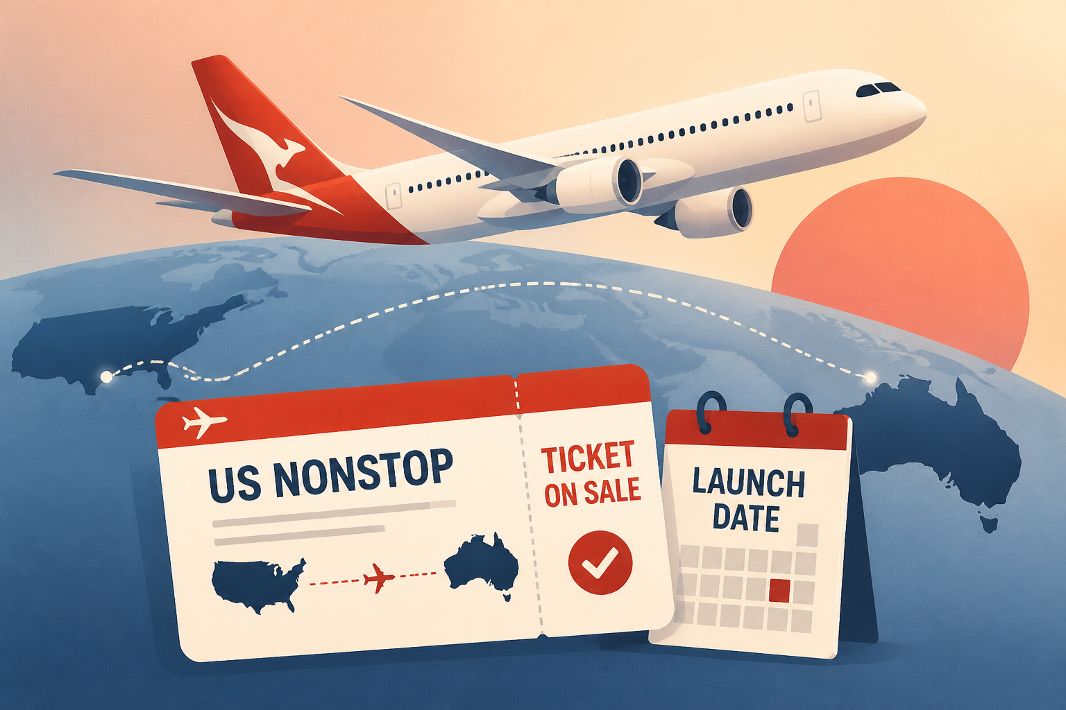 US Nonstop: Qantas Confirms Ticket Sale & Launch Date For 2nd Project Sunrise Route