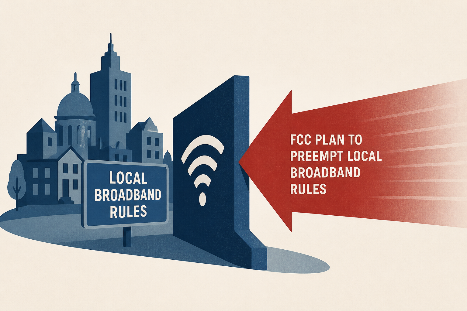 Cities across US oppose Trump FCC plan to preempt local broadband rules