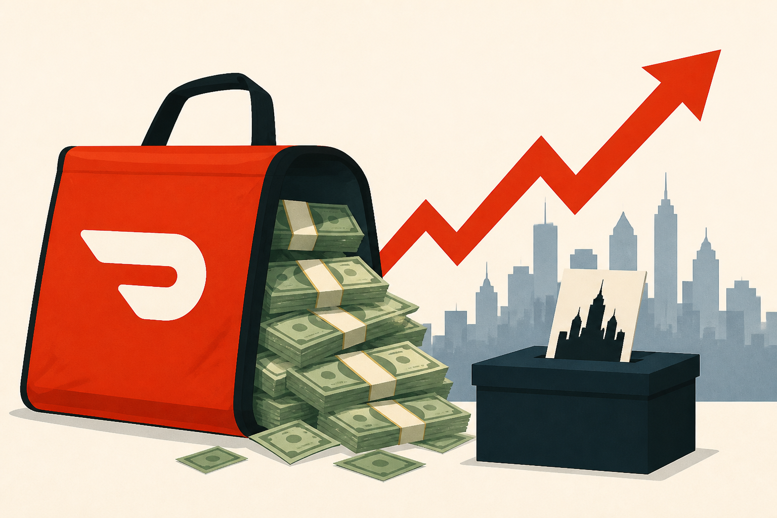 DoorDash Spent $1.4 Million Trying to Stop Mamdani From Becoming Mayor. Now We Know Why.
