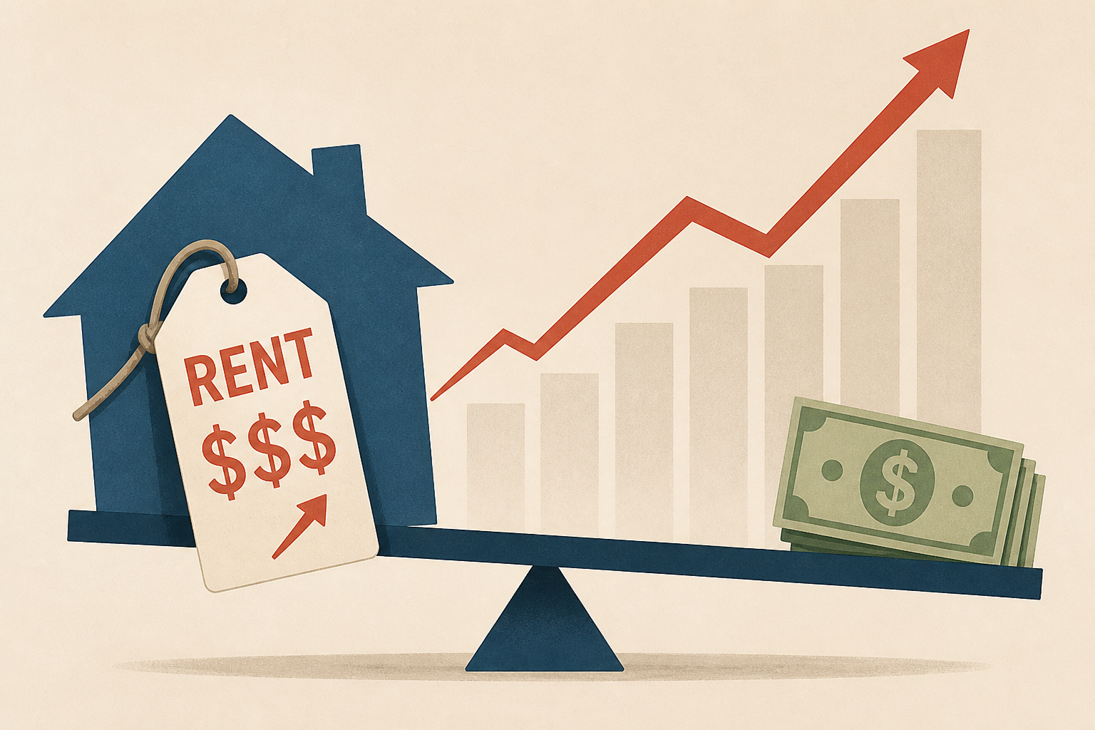 It's getting harder to afford rent in the U.S., even for middle-income families