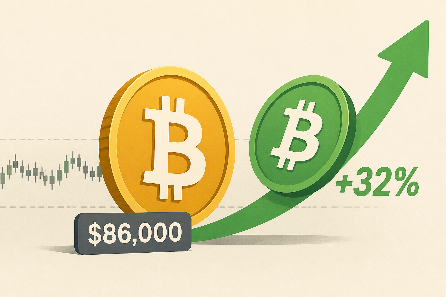 Bitcoin consolidates near $86,000 as rally and bitcoin cash jumps 32%