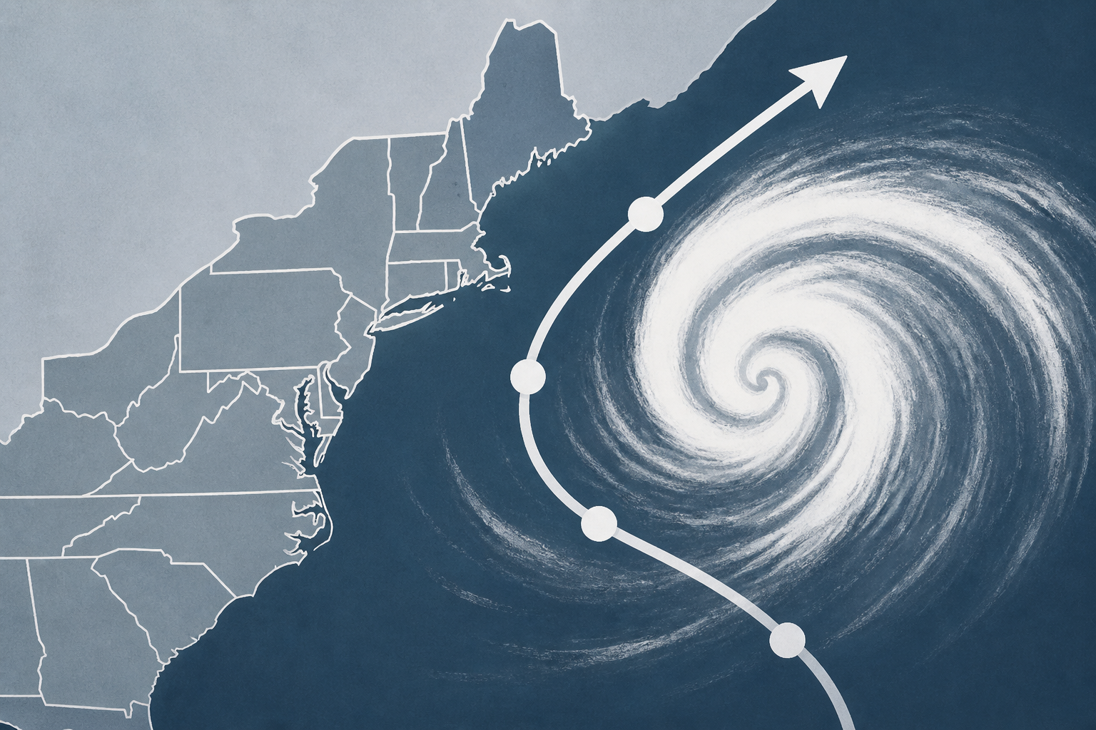Nor'easter storm track: Latest forecast as coastal storm heads to East Coast